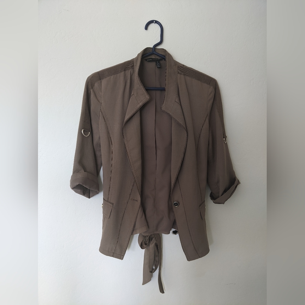 White House Black Market military inspired jacket